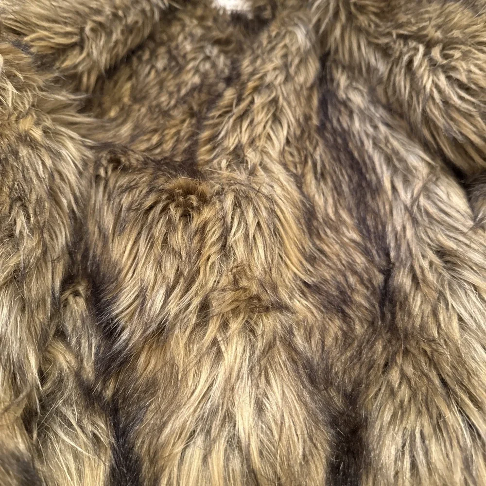 URBAN OUTFITTERS Fur Lined Bomber Jacket Women‎ Varsity Black Satin Zip Front XS